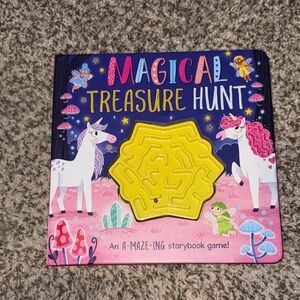 Magical Treasure Hunt Storybook Game with Yellow Maze